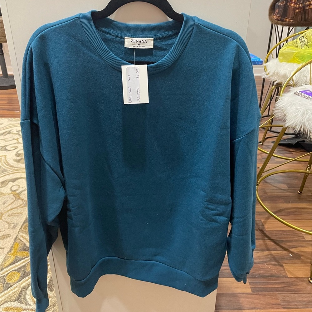 Blue/Teal Crewneck
